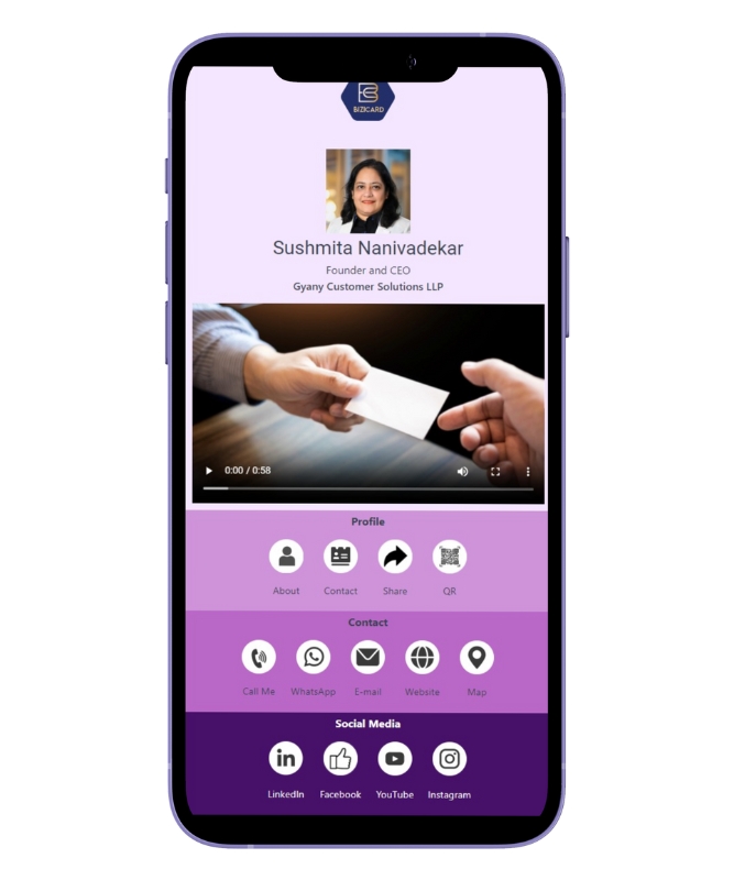 Digital Business Card App